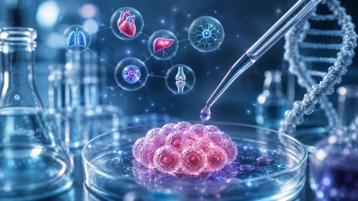 Regenerative medicine therapies including stem cells, PRP, and organ regeneration at Next Health longevity clinic